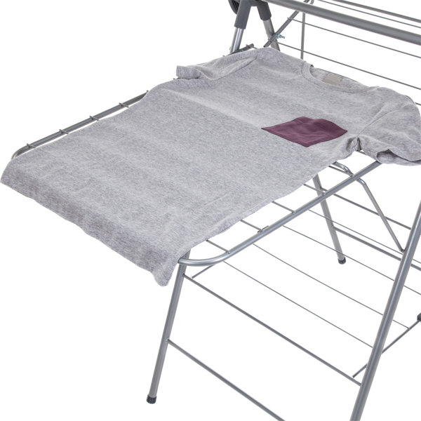 Rebrilliant Metal Foldable Gullwing Drying Rack Wayfair Canada